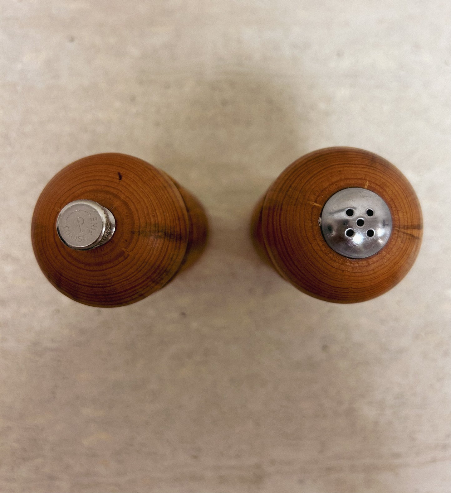 Wood Salt & Pepper Shakers