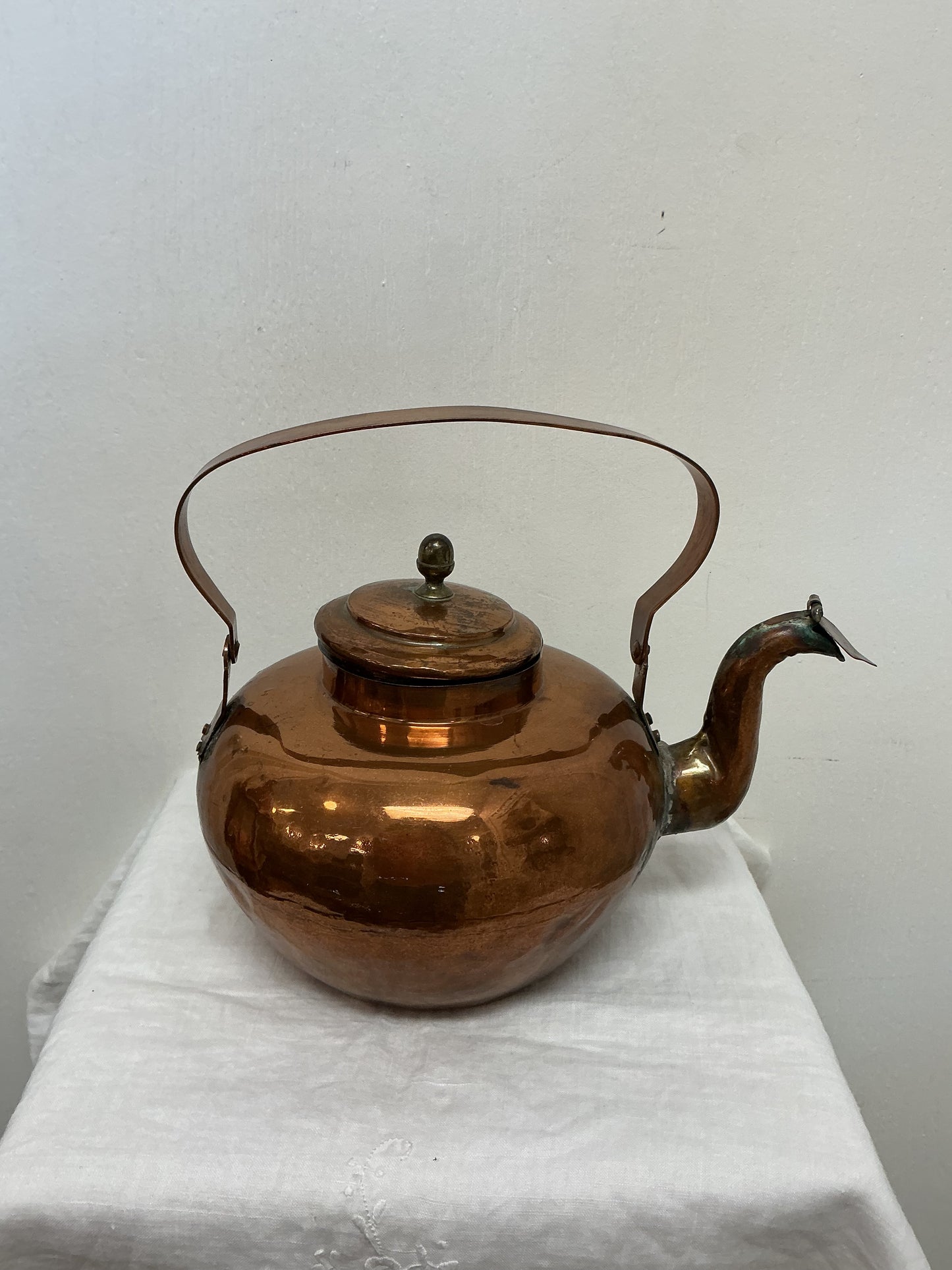 Antique Copper Tea Kettle