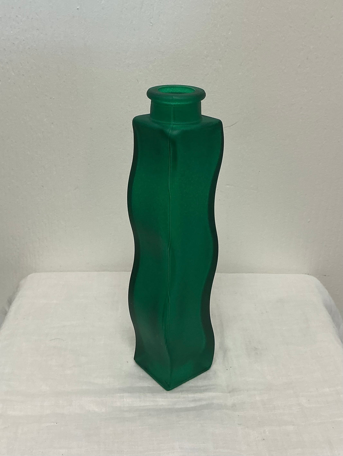 Wavy Green Vases
