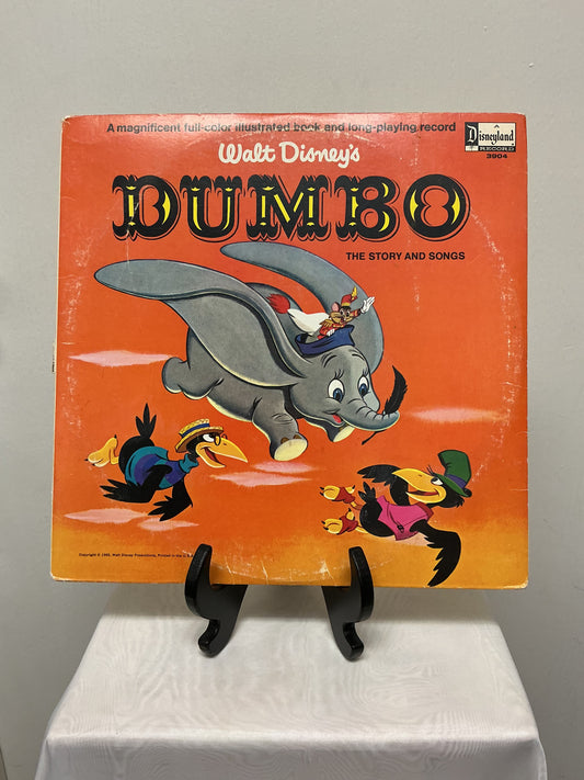 Dumbo Illustrated Book and Vinyl Record