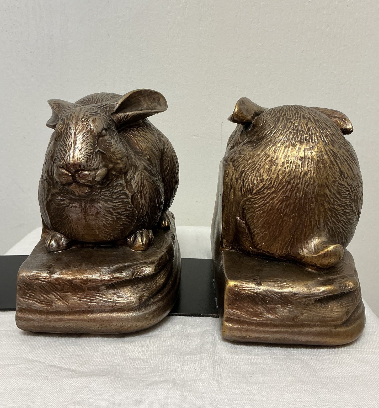 Vintage Rabbit Book Ends