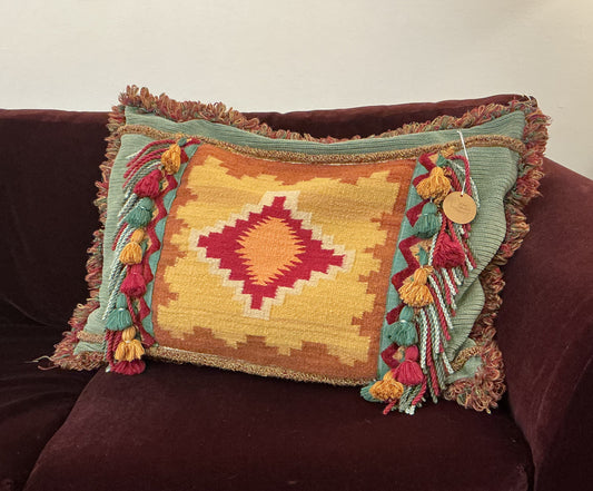 Vintage Hand-woven Moroccan Pillow