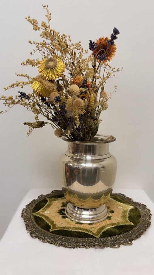 Restoration Hardware Silver Classical Urn Vase