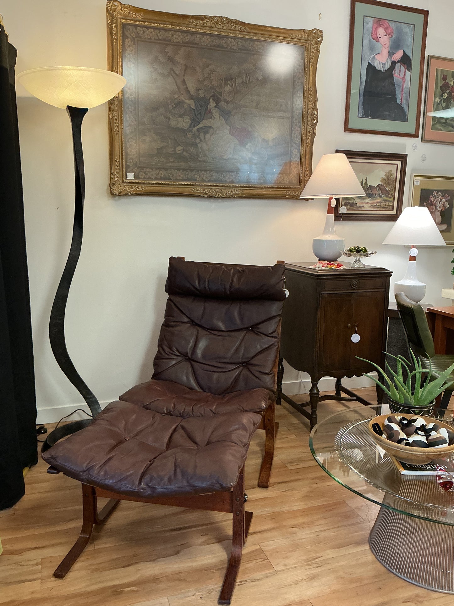 Westnofa Bentwood Chair & Ottoman