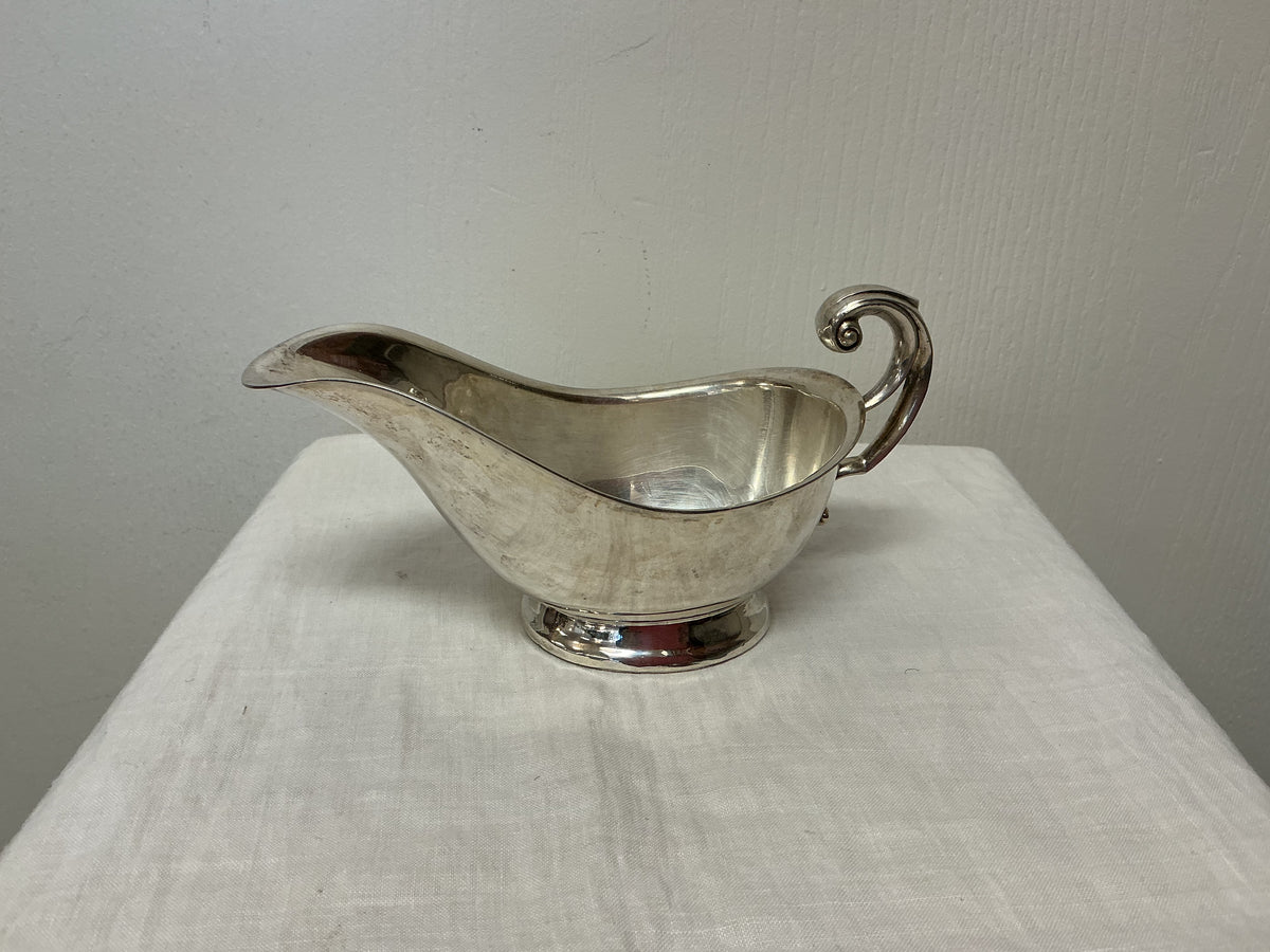Vintage Silver Plated Gravy Boat