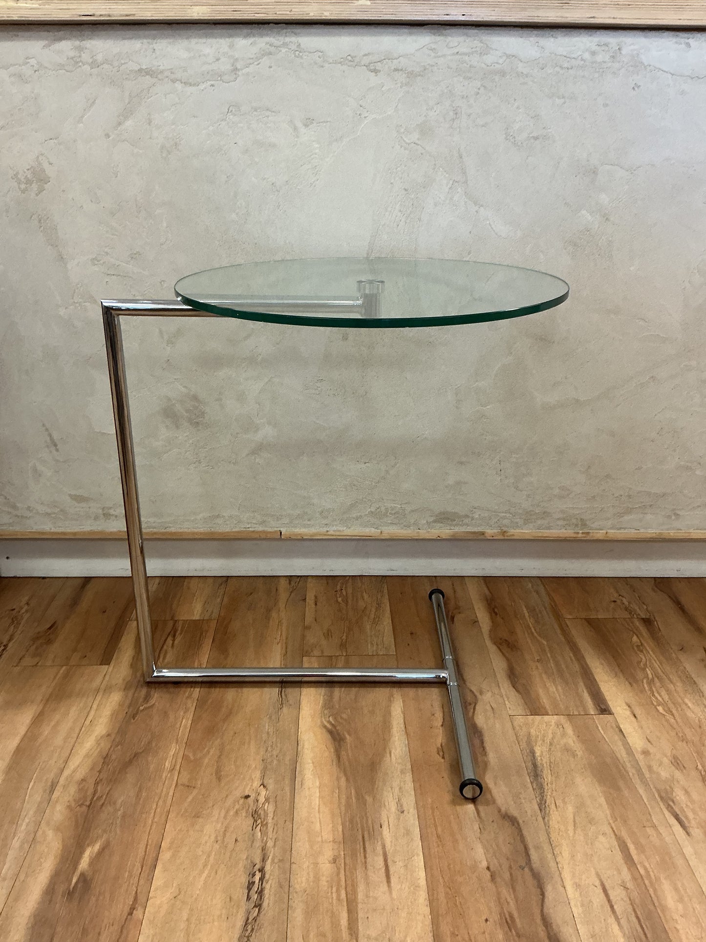 Modern Chrome & Glass Table