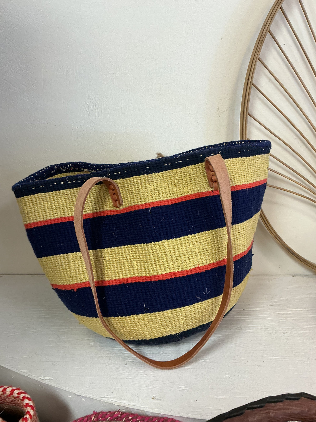 Hand-woven Wool Basket