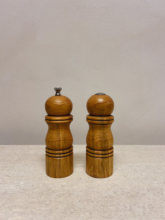 Wood Salt & Pepper Shakers