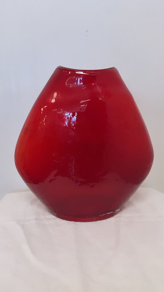 MCM Ruby Red Vase