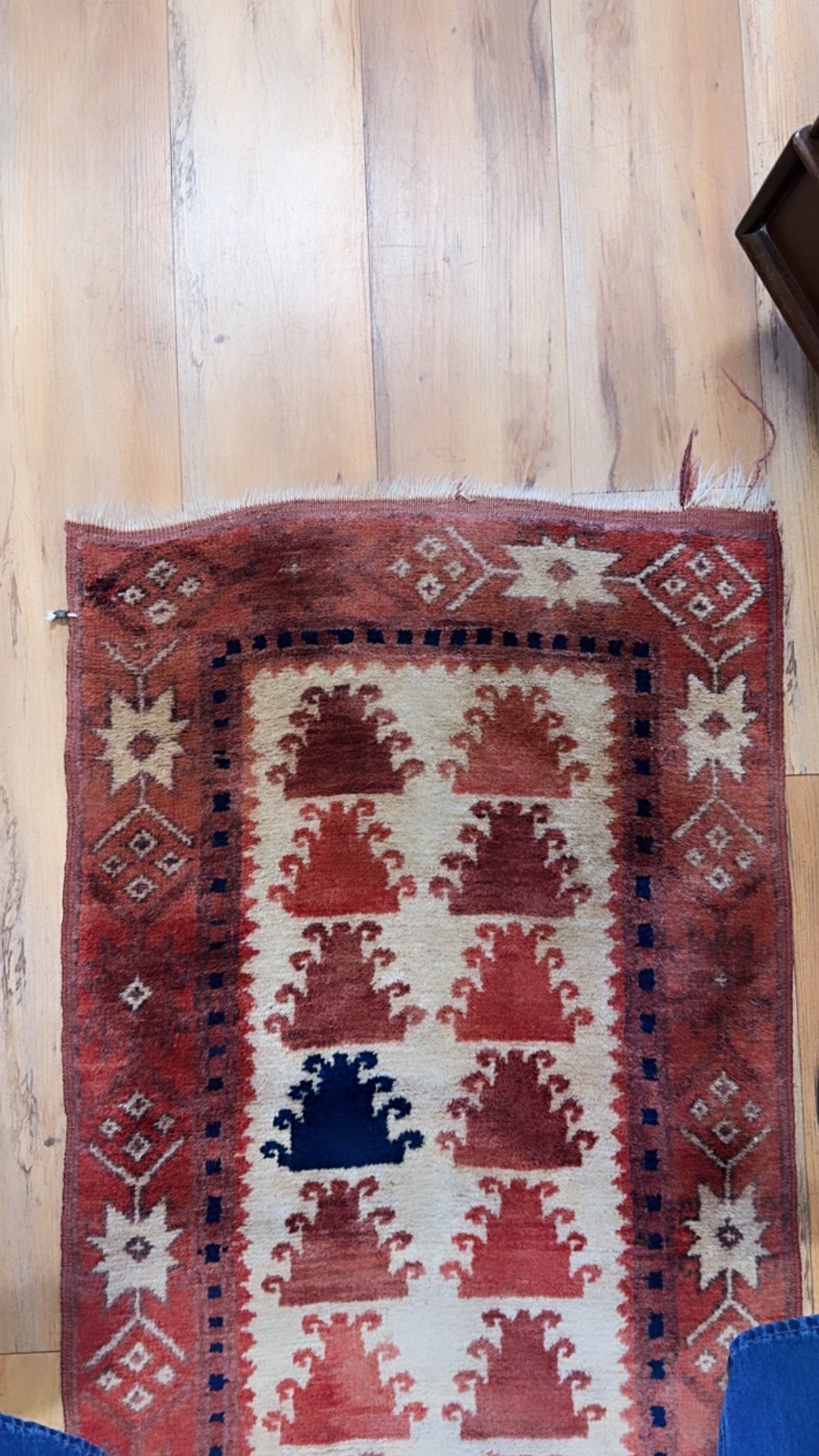 Vintage Persian Wool Runner