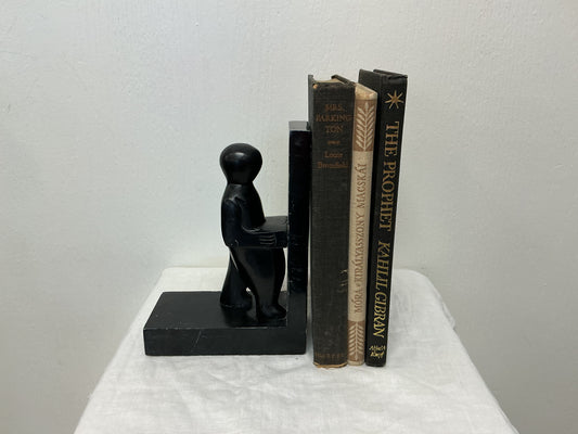 Vintage Hand-carved Bookend