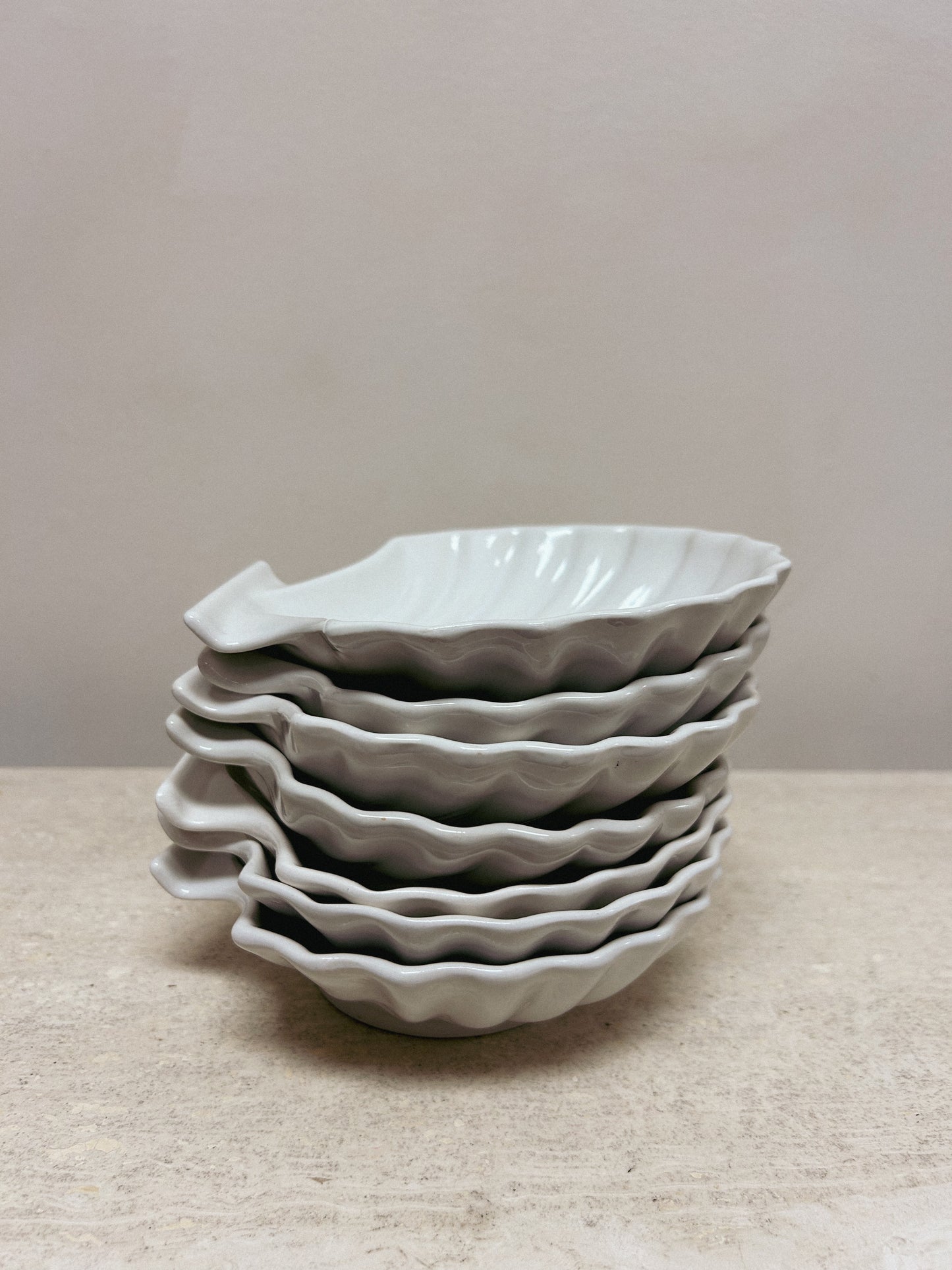 White Shell Bowl