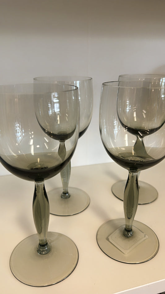 Smoke Glass Wine Glasses