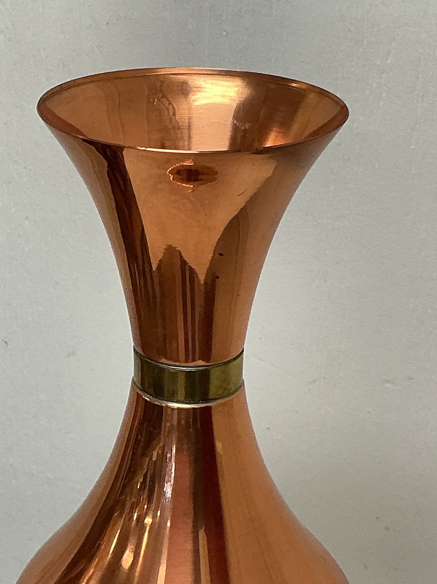 Vintage Copral Copper Jug / Vase
