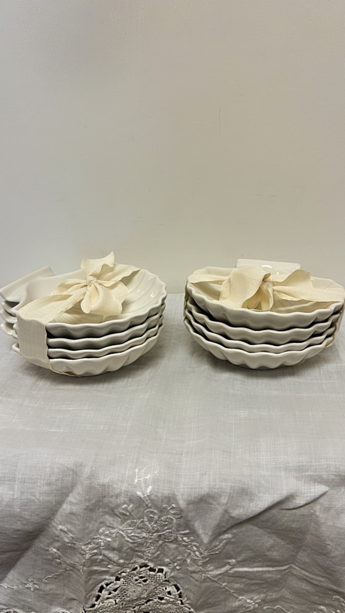 Vintage Seashell Plates