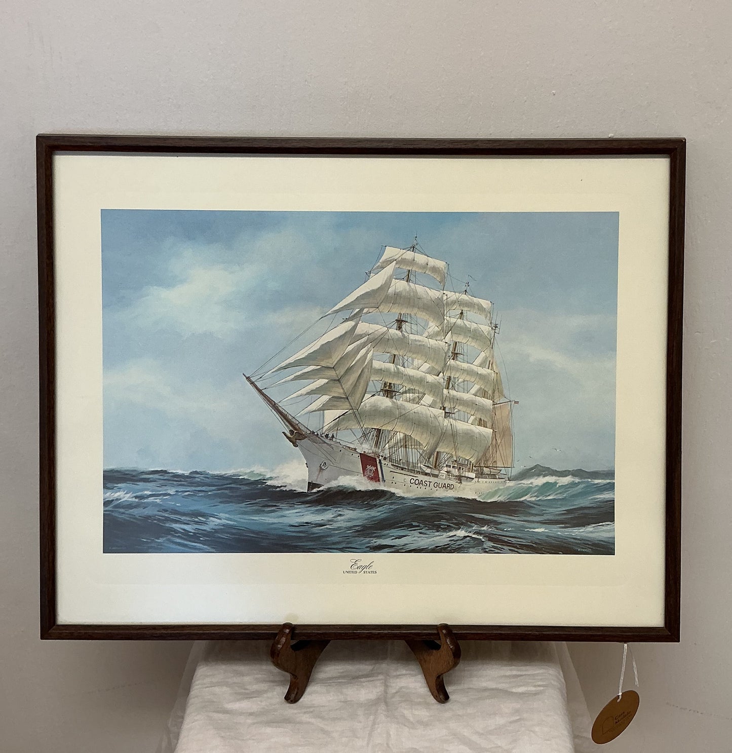 Vintage “Sailing Eagle” Ship Print