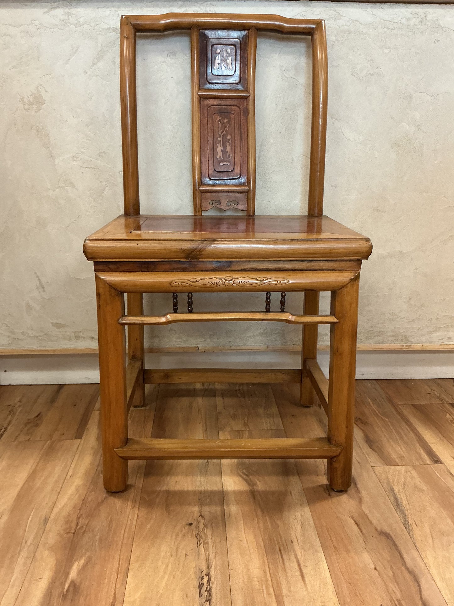 Chinese Inlaid Wood Chair