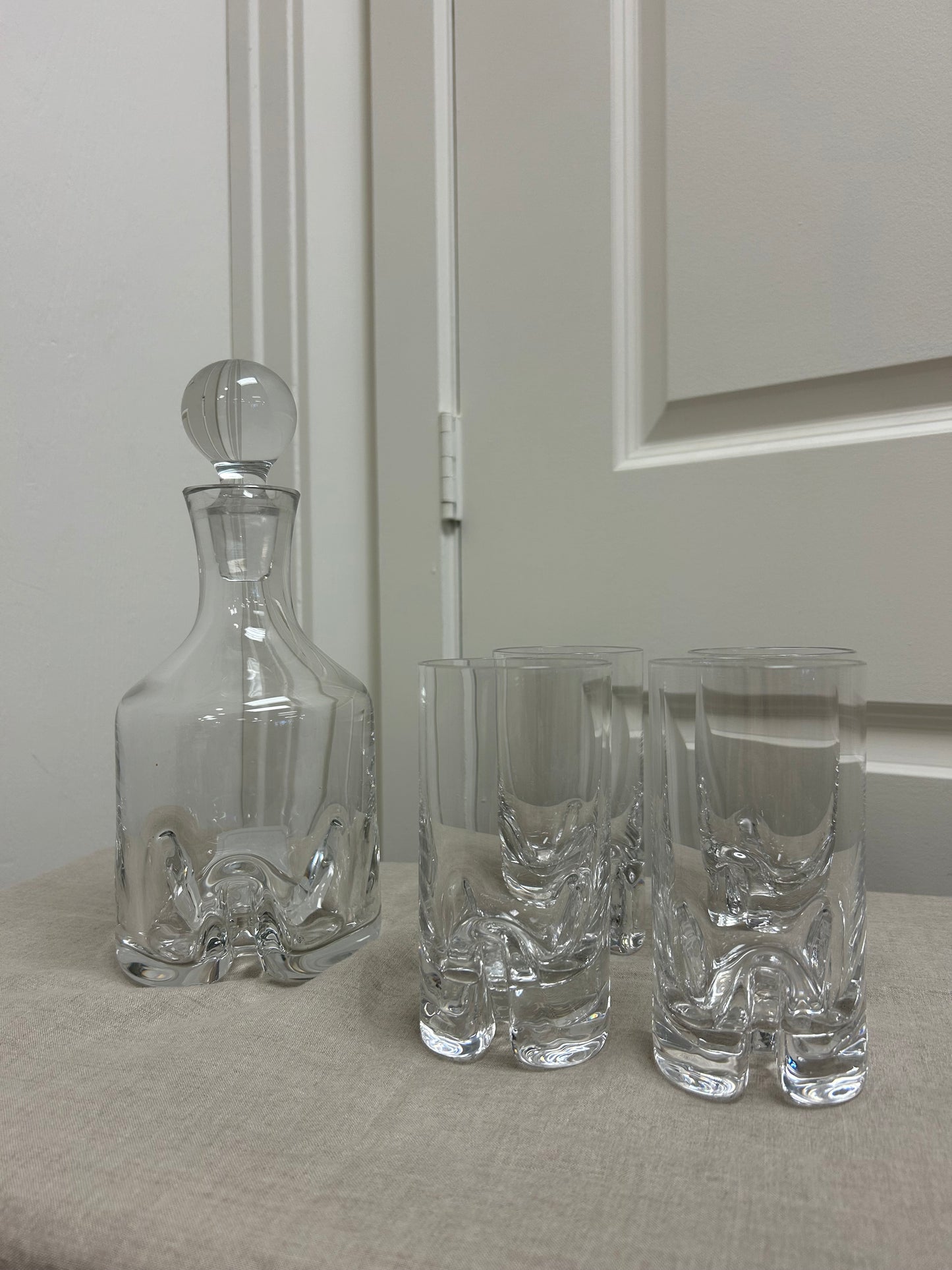 Rare Crystal Decanter Set