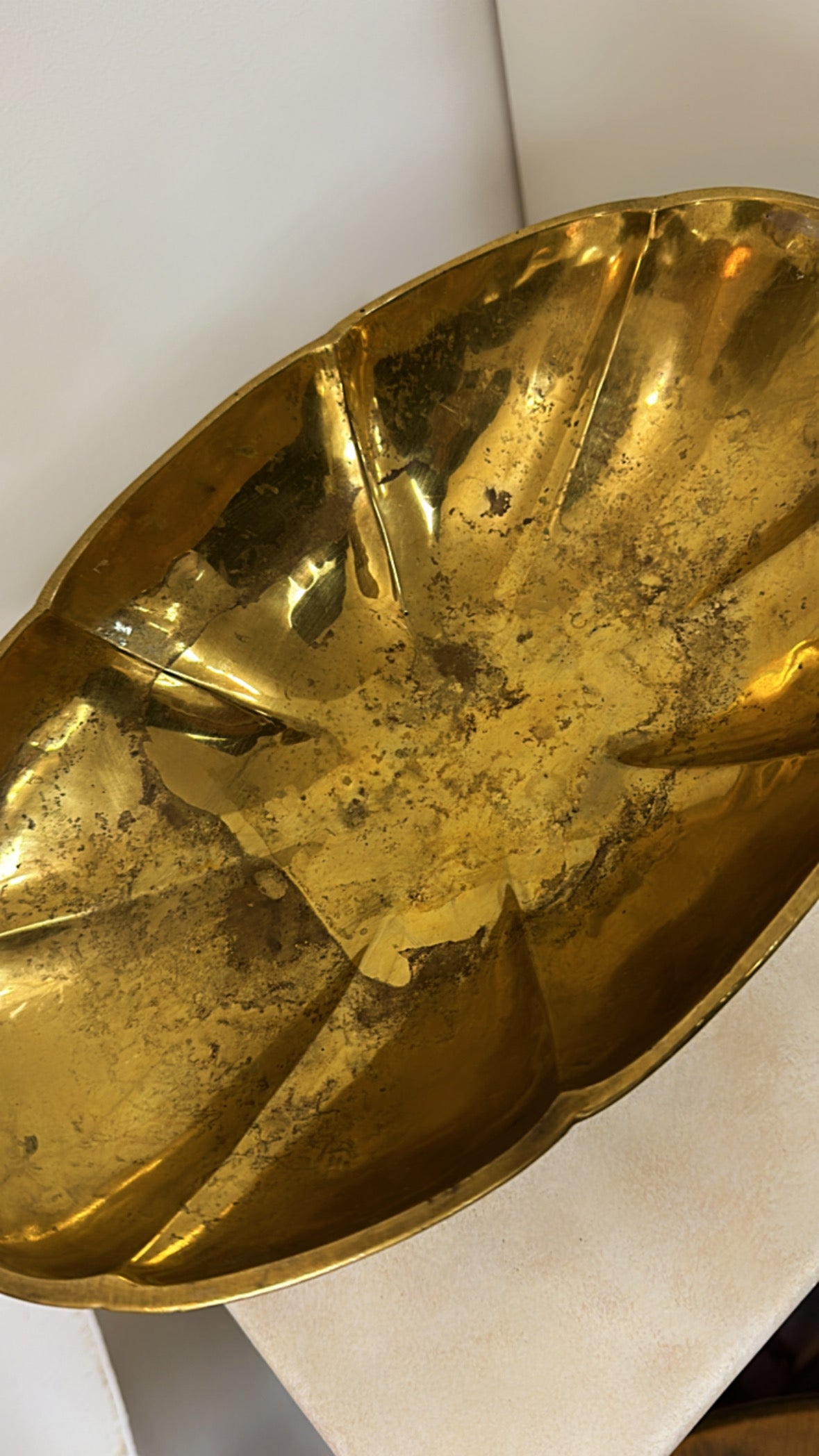 Brass Footed Bowl