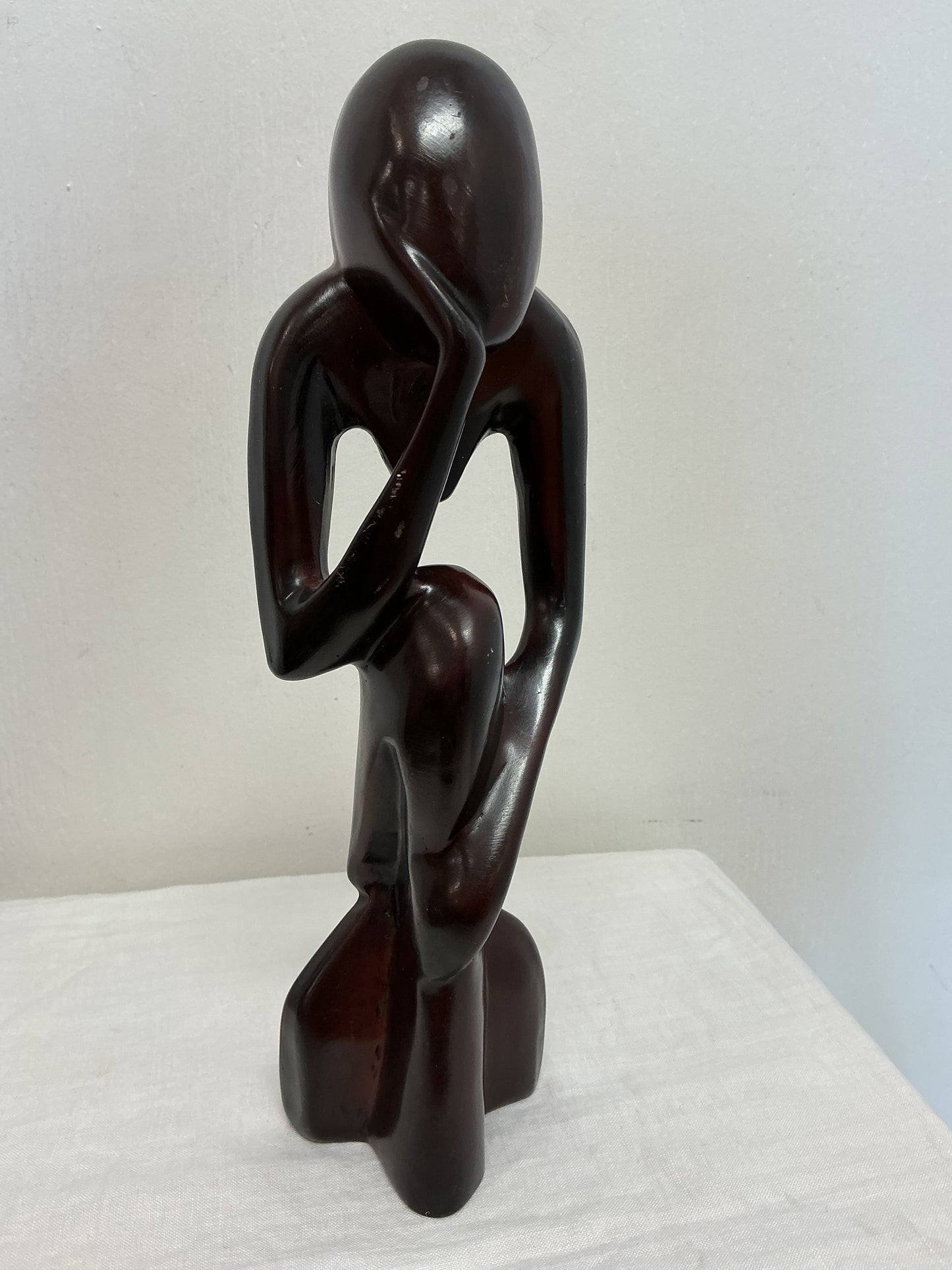 “The Thinker” Vintage Soap Stone Sculpture