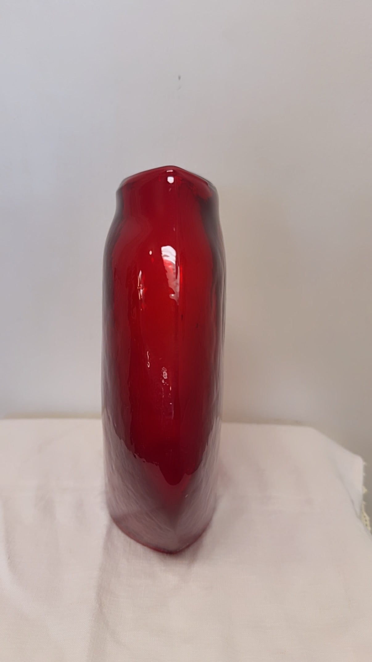 MCM Ruby Red Vase