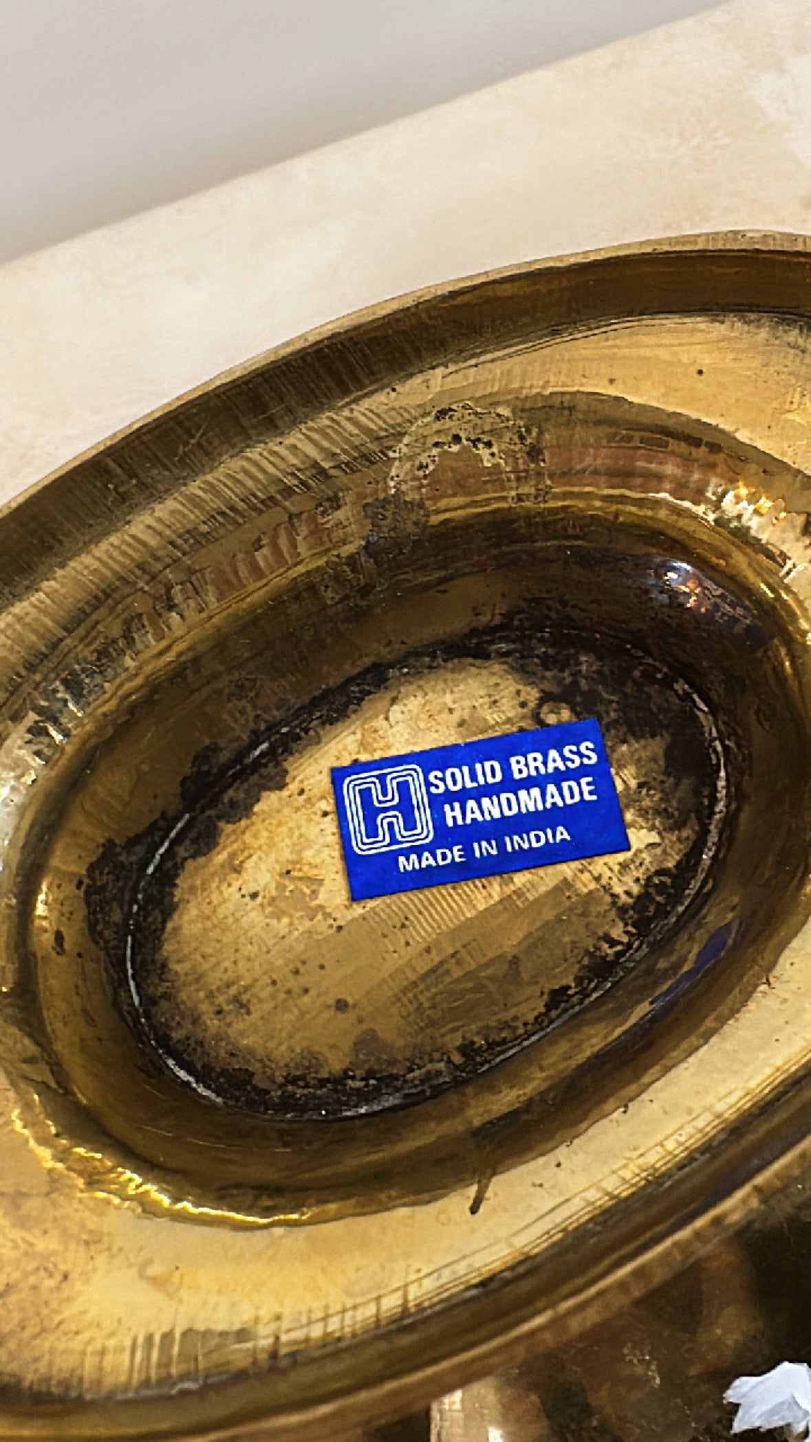 Brass Footed Bowl