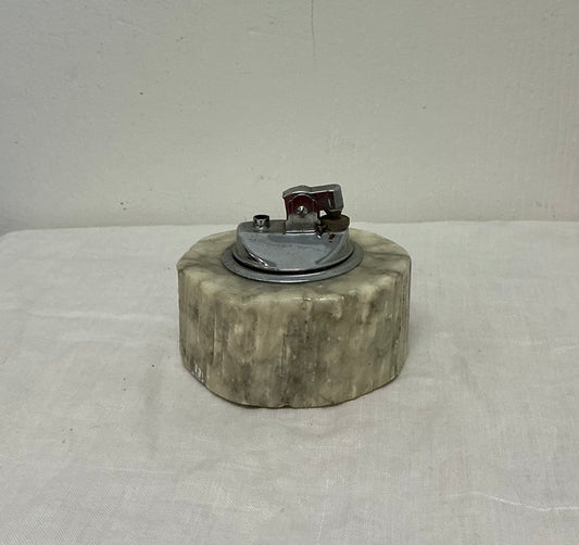 Italian Alabaster Marble Hand-Carved Table Lighter