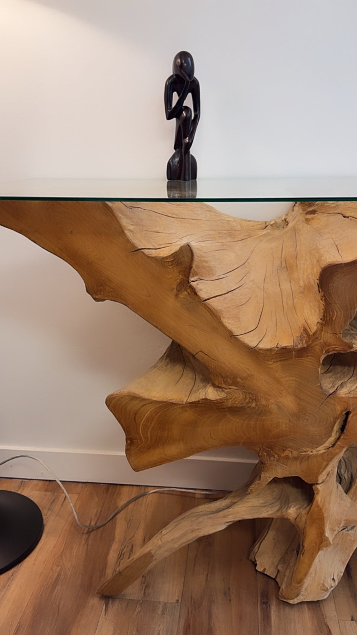 INDONESIAN ROOT WOOD CONSOLE TABLE