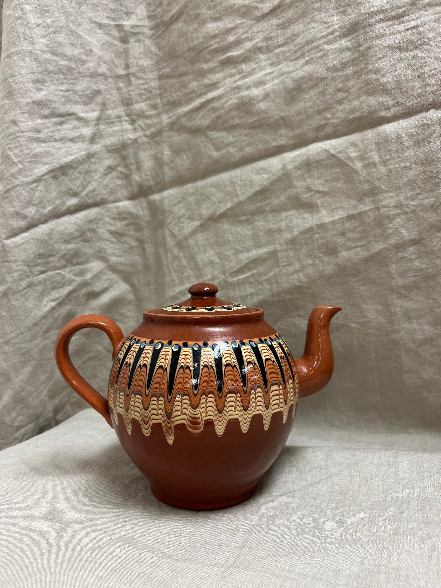 Vintage Bulgarian Glaze Teapot