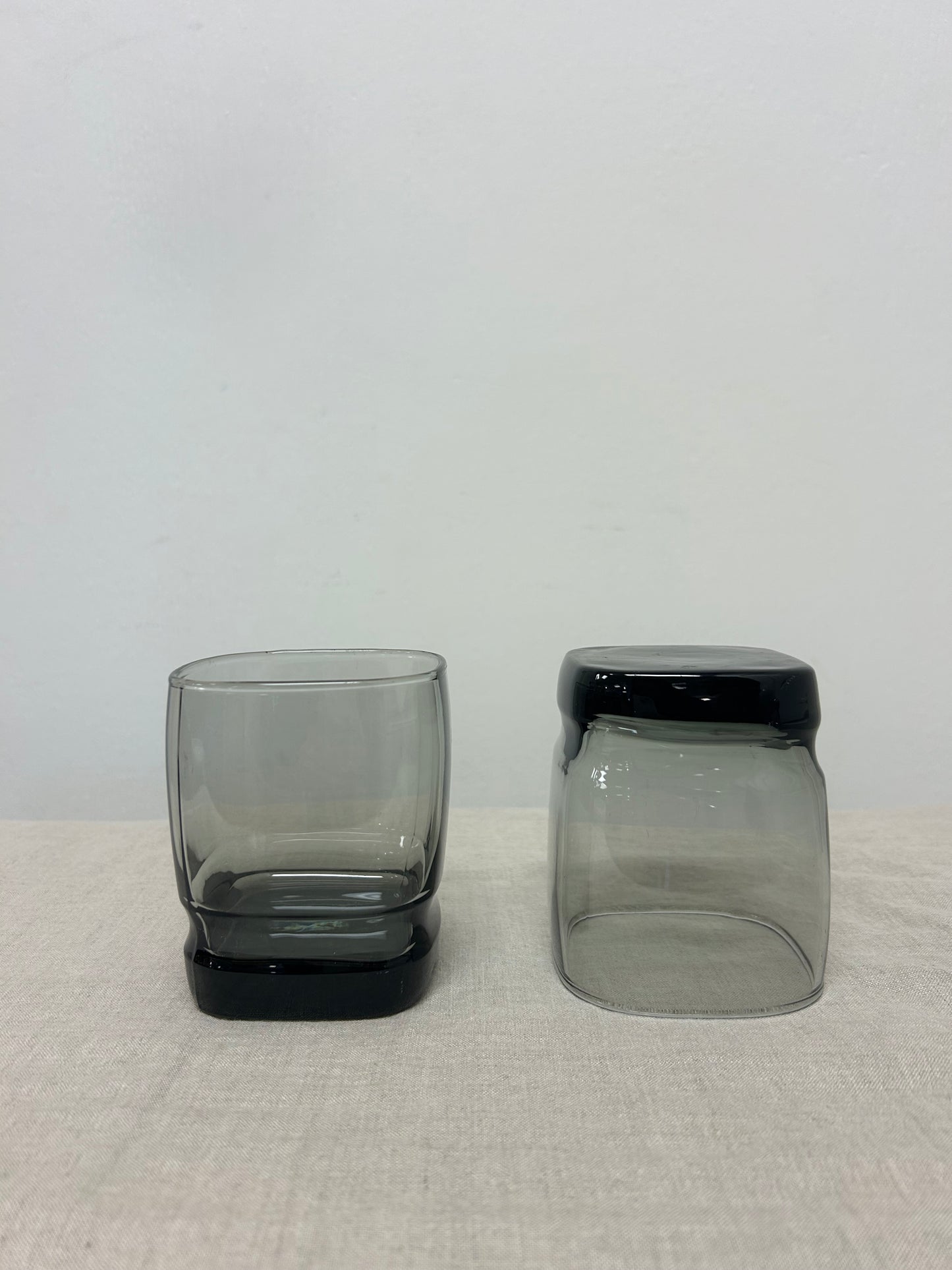 Vintage Libby Smoke Glass Tumblers