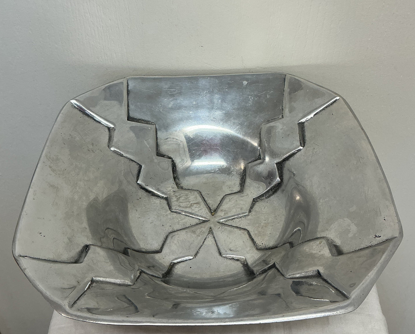 Vintage Aluminum Salad Bowl