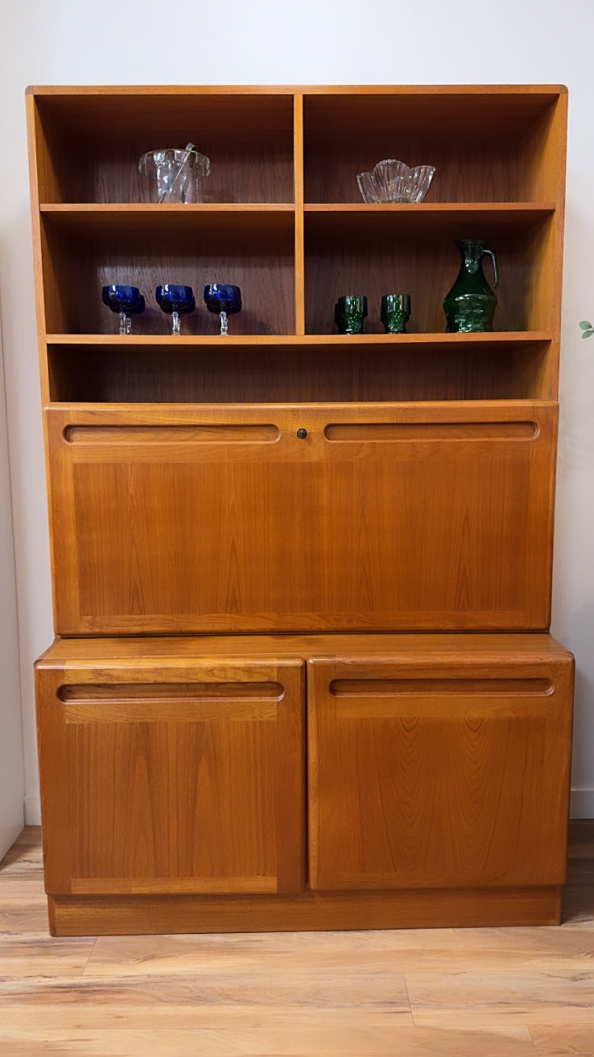 Teak Wall Unit & Bar by EJ Møbler