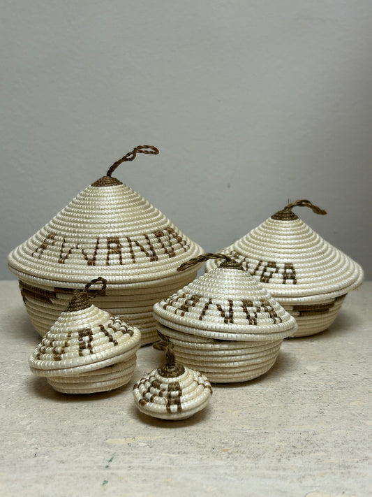 Handwoven Rwanda Nesting Baskets