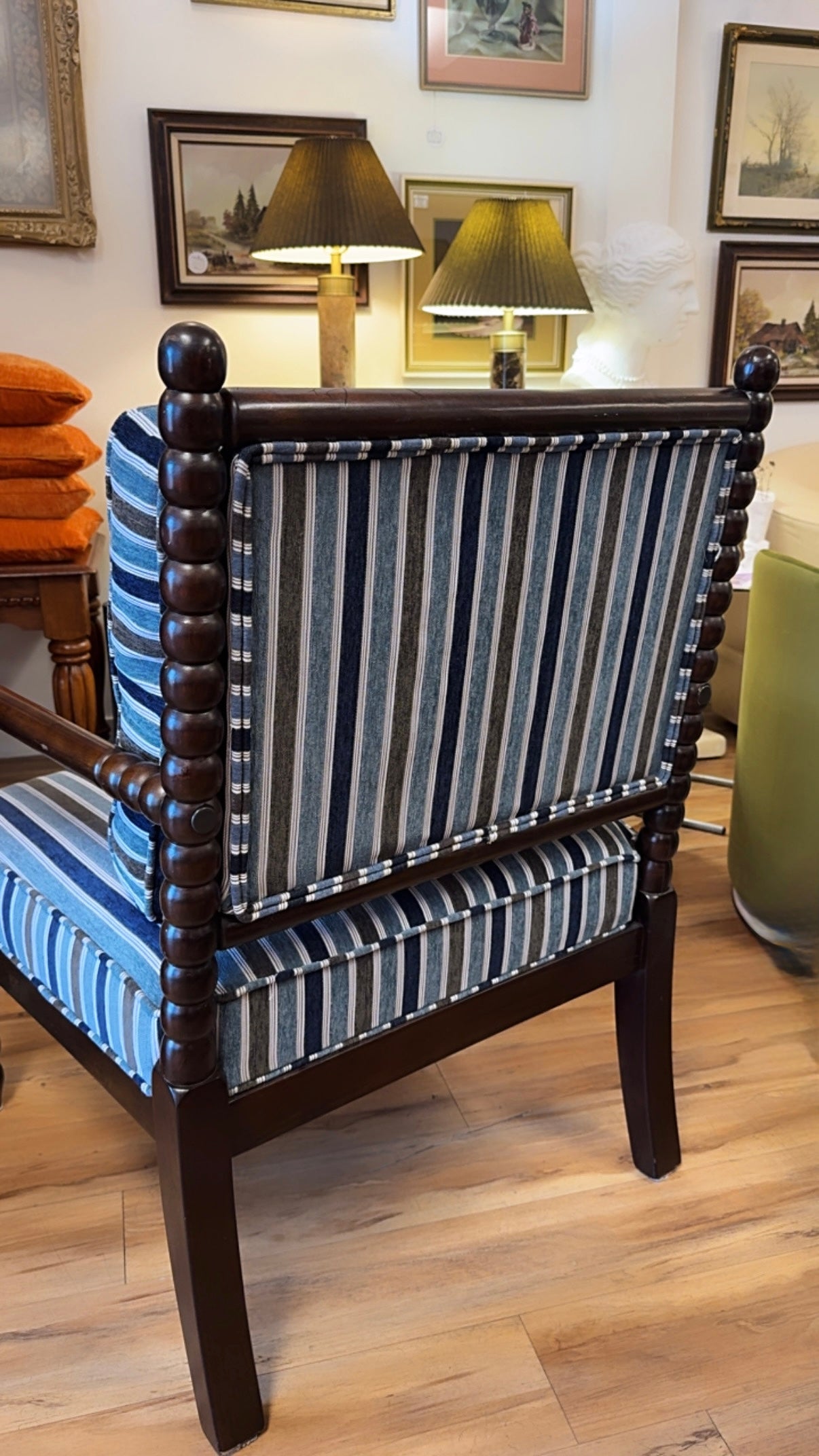 Stunning Navasota Bobbin Accent Chair