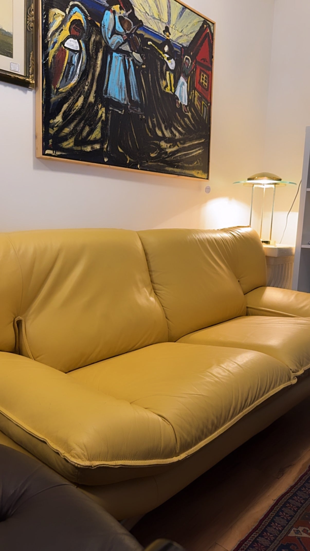 Nicoletti “Loris” Italian Leather Sofa