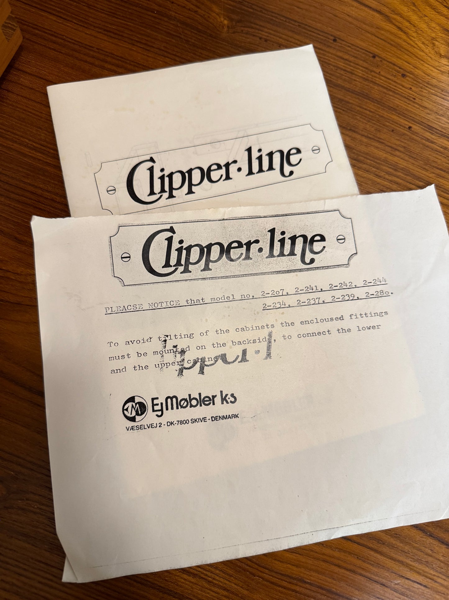 Teak Wall Unit & Bar by EJ Møbler