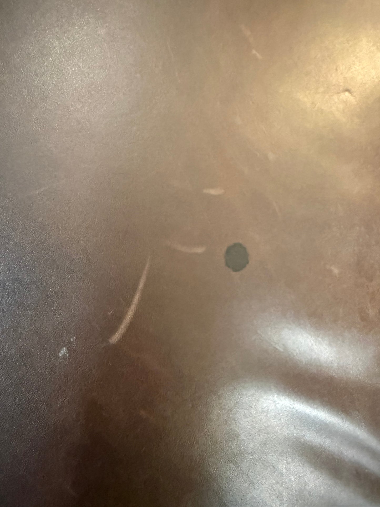 Large Leather Ottoman