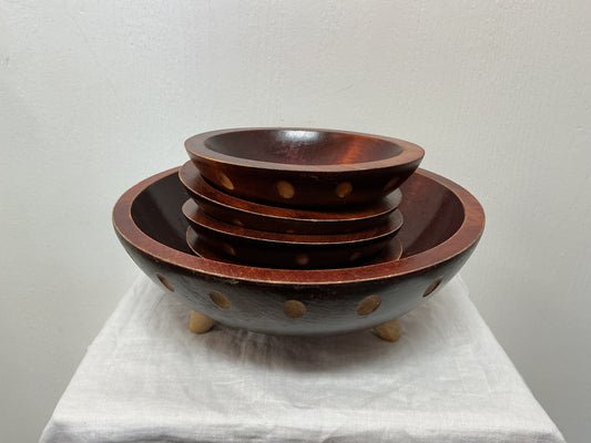 Vintage Salad Bowl Set