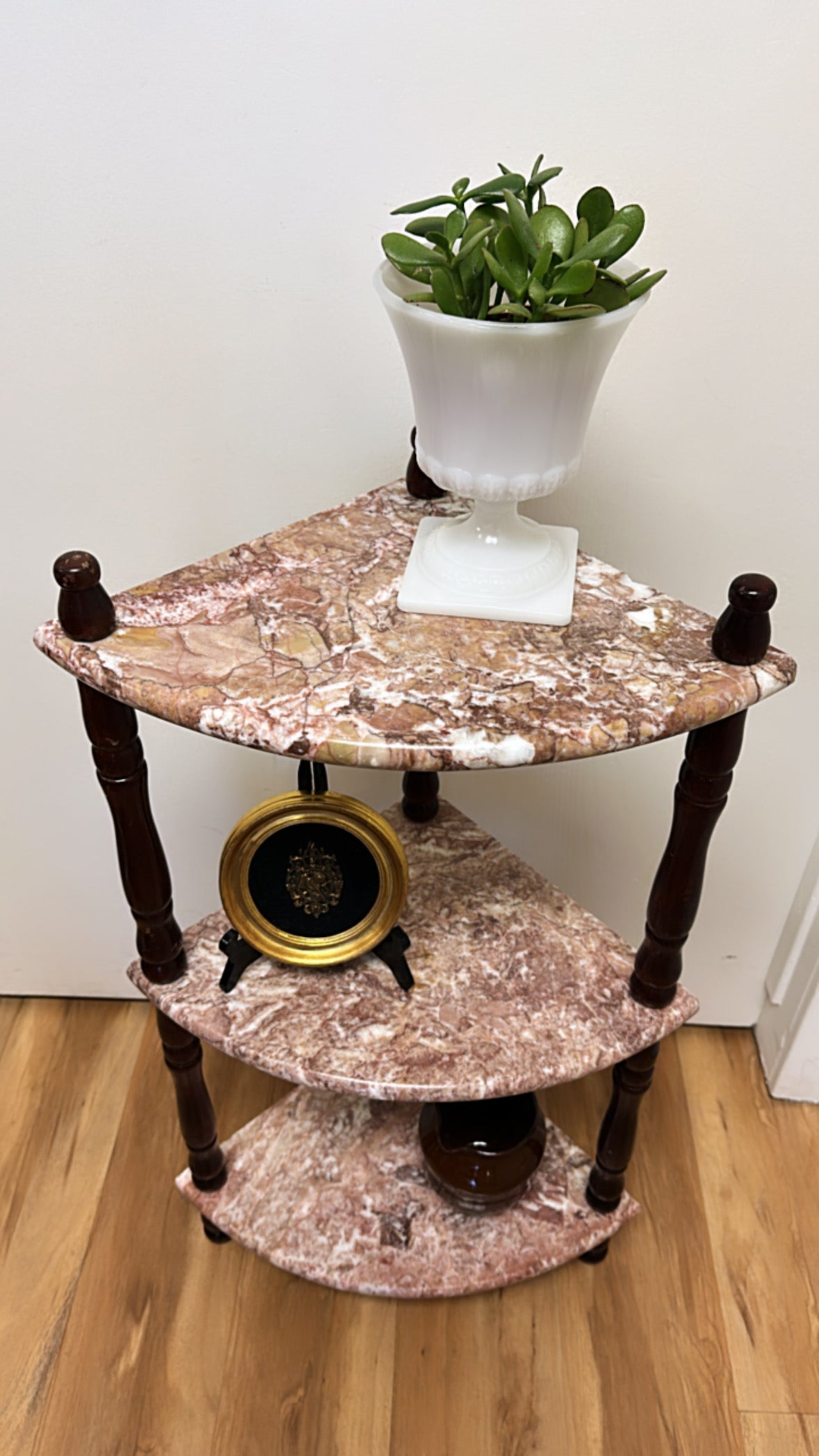 Marble Corner Table