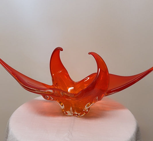 MCM CHALET ART GLASS
SCULPTURAL BOWL
