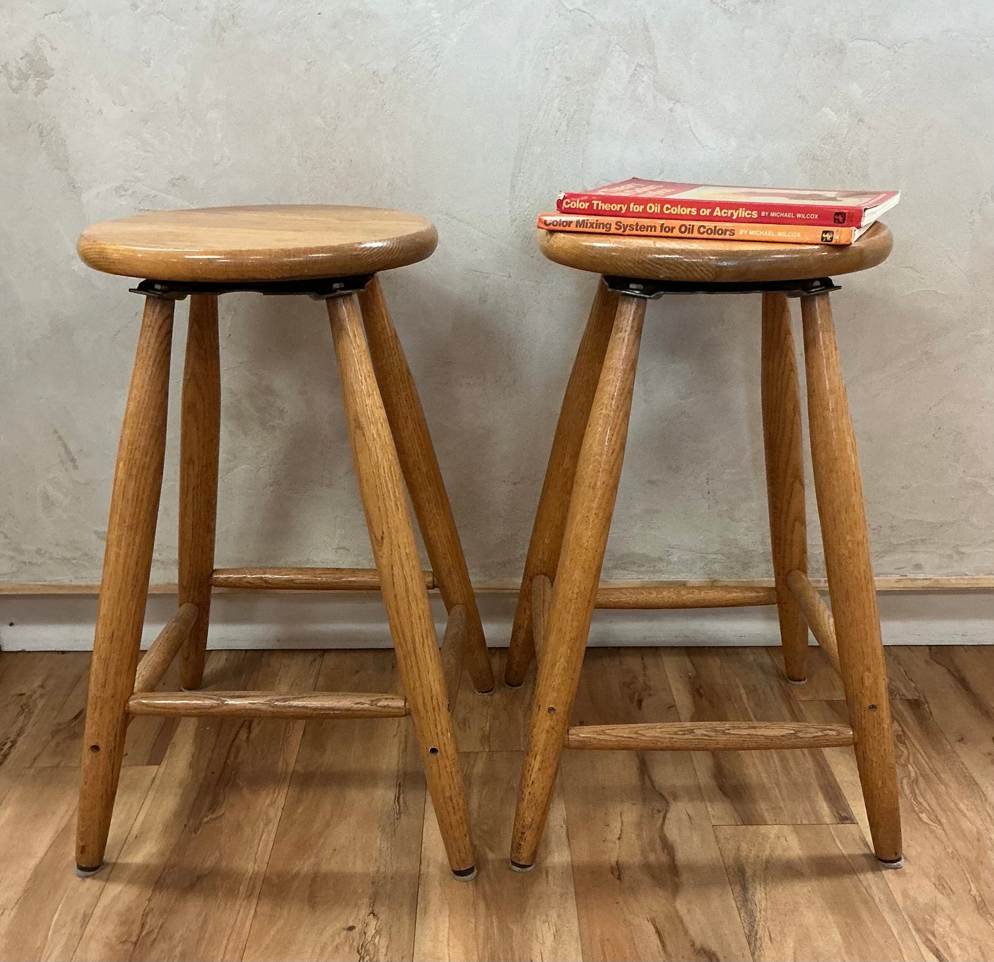 Oak Counter Height Stools