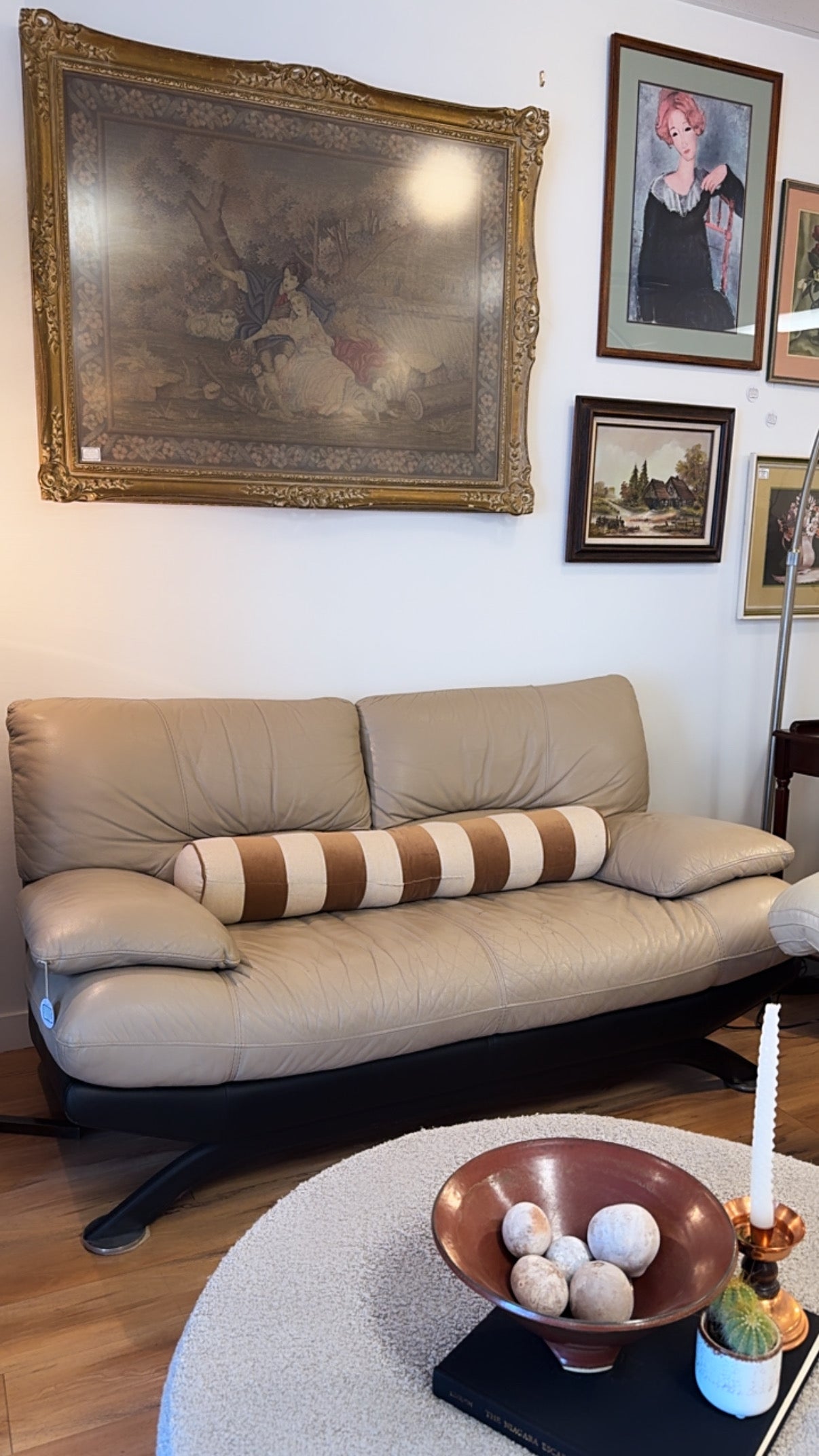 Nicoletti Leather Loveseat