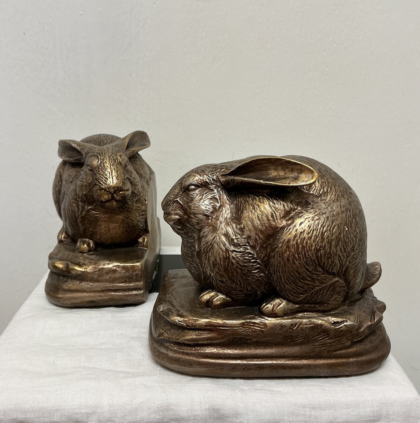Vintage Rabbit Book Ends