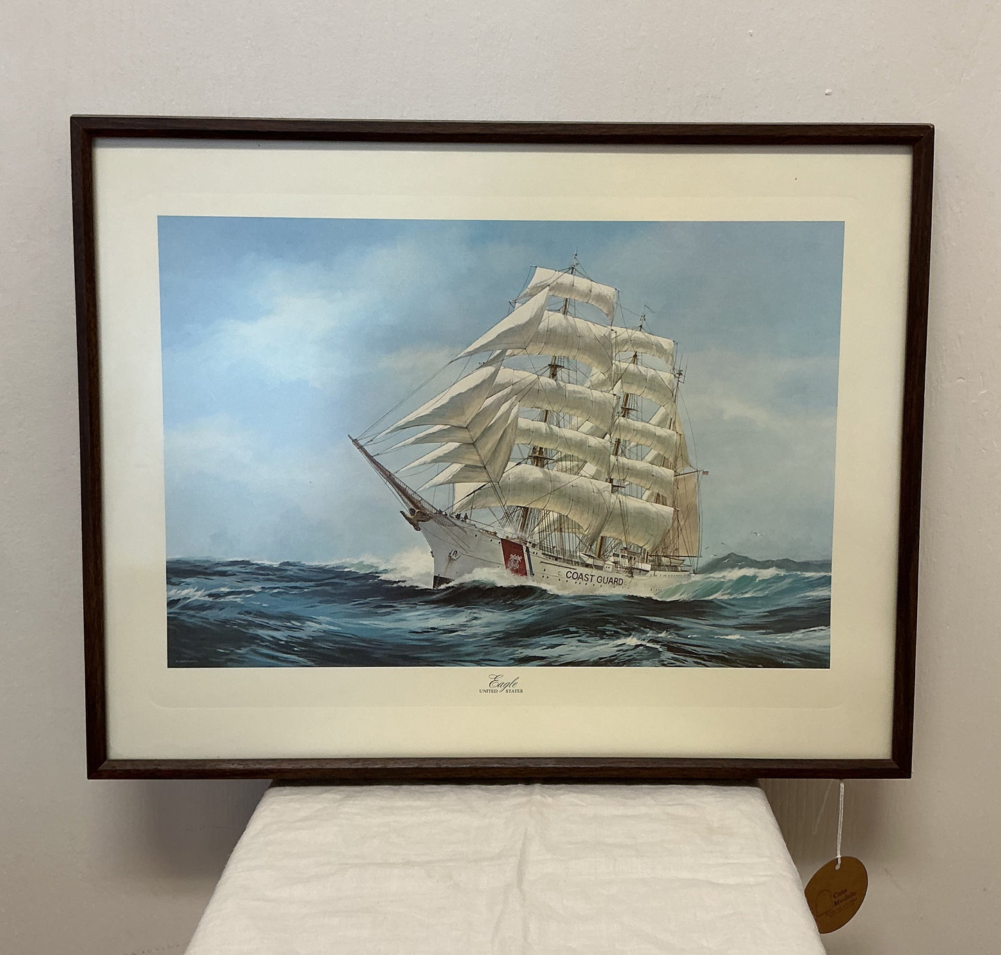 Vintage “Sailing Eagle” Ship Print