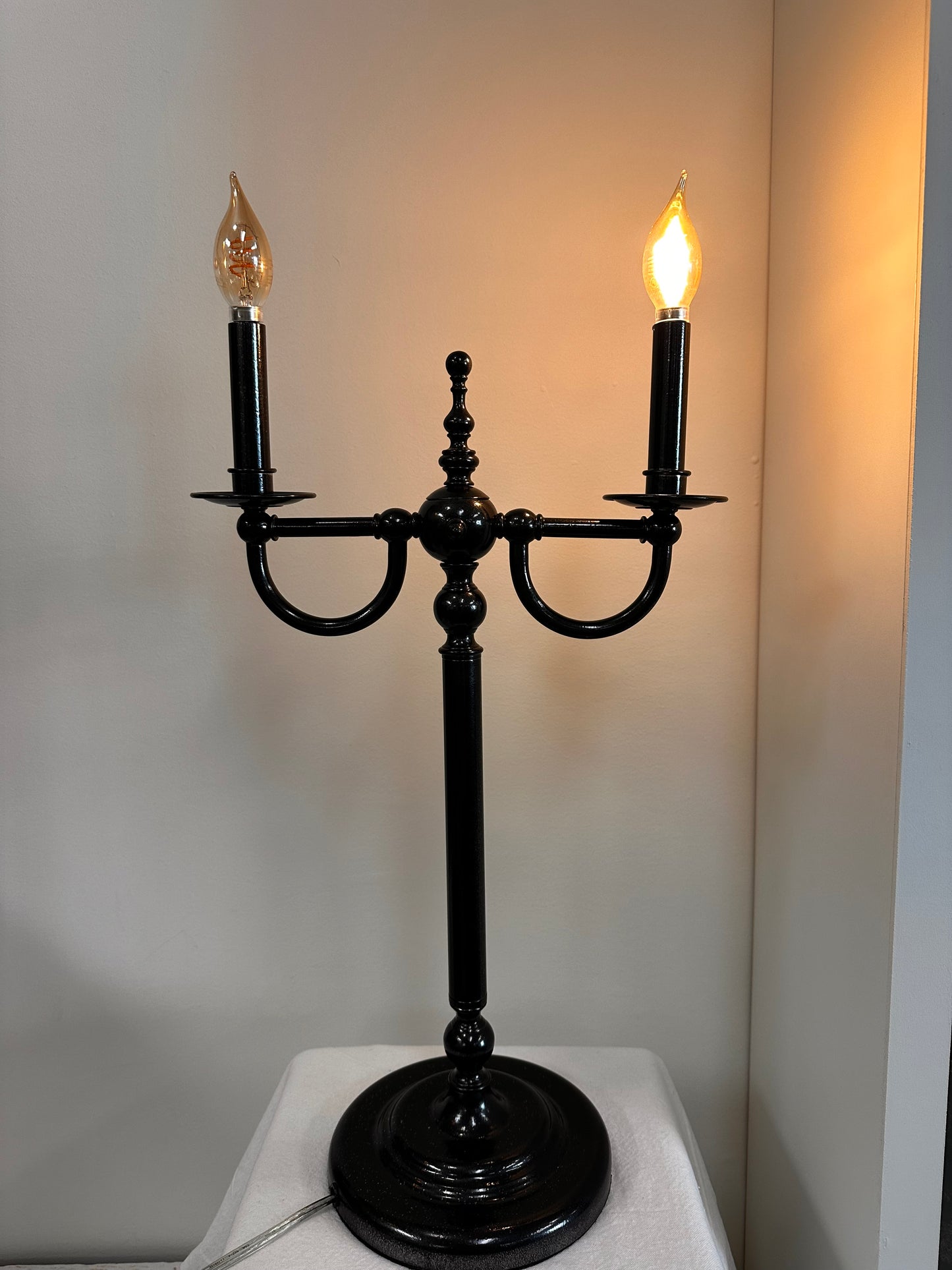 Modern Metal Candelabra Lamp