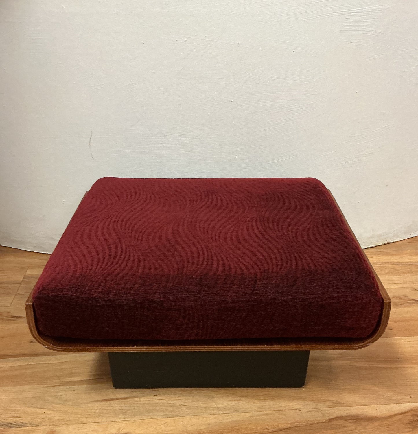 Mid Century Teak Footstool