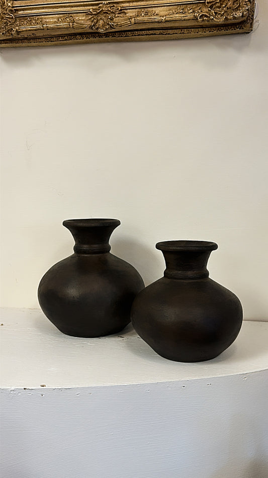 Dark Brown Pottery