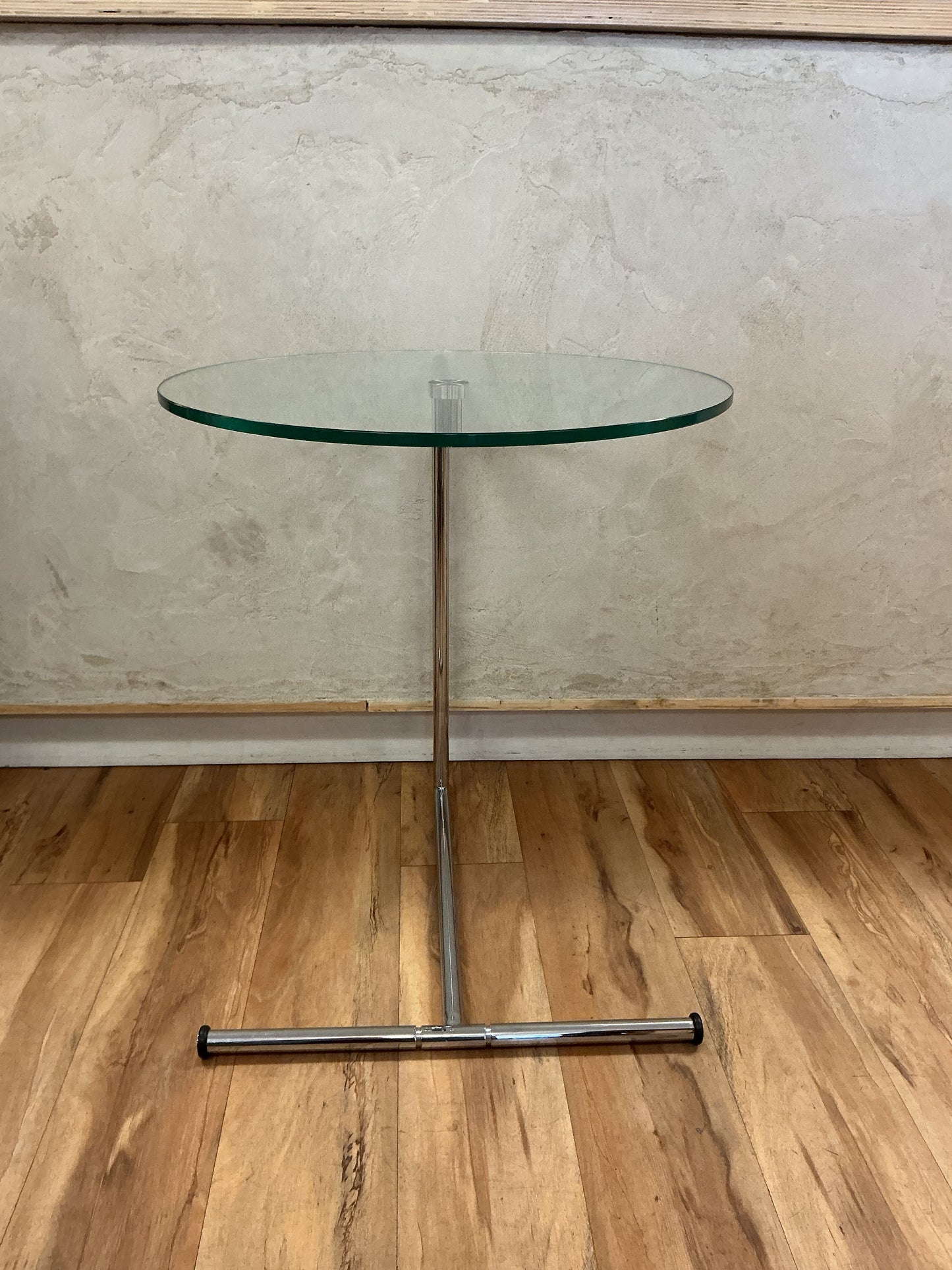 Modern Chrome & Glass Table