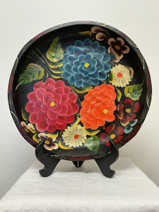 Handpainted Mexican Batea Bowl