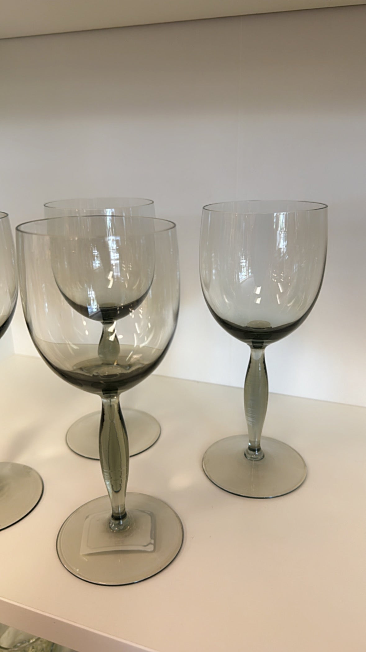 Smoke Glass Wine Glasses